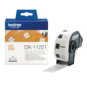 Brother DK11221 Quadratische Etiketten (Papier) - 23 x 23 mm