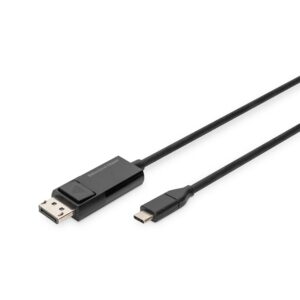 DIGITUS USB-C Kabel auf DisplayPort BidireKtional max. Auflösung 8K@30Hz