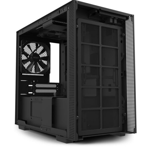 NZXT H210i Mini Tower Mini-ITX Gehäuse Schwarz mit Sichtfenster und RGB