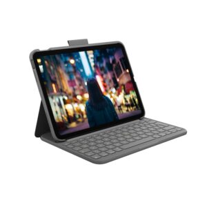 Logitech Slim Folio Hülle und Tastatur für Apple iPad 10