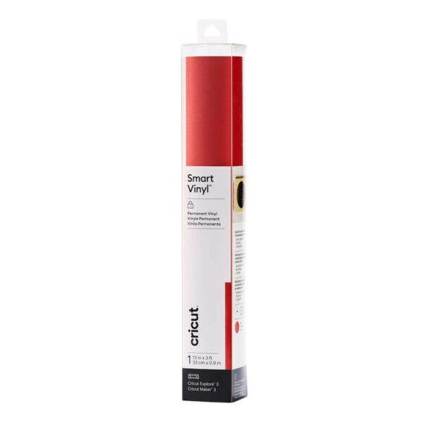 Cricut Smart Vinyl Glanz Permanent 0.9 m (Shimmer red)