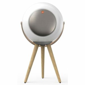 UB+ Eupho E2 Design- Bluetooth-Lautsprecher mit Akku und Standbeinen Weiß