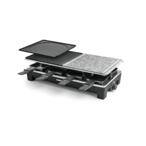 Rommelsbacher RCS 1350 Raclette-Grill Aluminium-Gehäuse 8er Wechselplatten