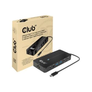 Club 3D USB Gen 1 Typ-C 7in1 Hub 2x HDMI
