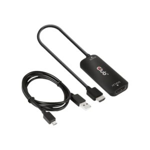 Club 3D HDMI + Micro USB auf DisplayPort 4K120Hz oder 8K30Hz St/B Adapter