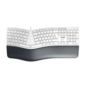 CHERRY KC 4500 ERGO Kabelgebundenen Tastatur weiß-grau