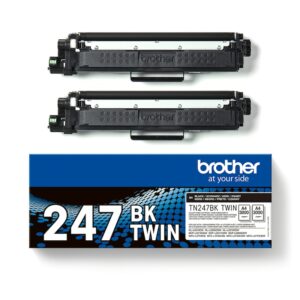 Brother TN-247BKTWIN Original Toner Schwarz je ca. 3.000 Seiten (2 Stück)