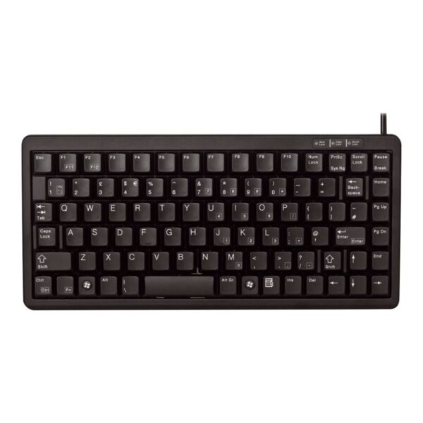 Cherry G84-4100 Compact Kabelgebundene Tastatur US Layout USB schwarz