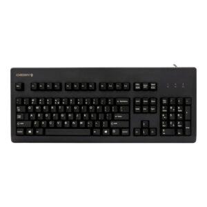 Cherry G80-3000 Kabelgebundene Tastatur US Layout mit Euro Symbol USB schwarz