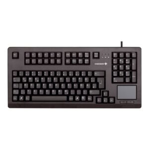 Cherry G80-11900 Touchboard Kabelgebundene Tastatur US Layout mit € Schwarz
