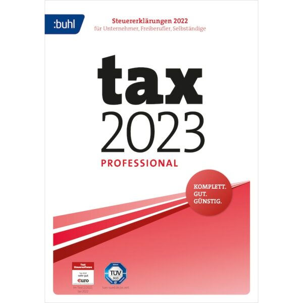 Buhl Data tax 2023 Professional Steuersoftware Download ESD DE
