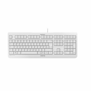 Cherry KC 1000 Keyboard US Layout mit Euro Symbol USB weiß-grau