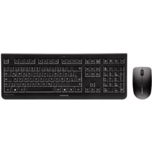 Cherry DW 3000 Maus-Tastaturkombination USB kabellos EU Layout mit € schwarz