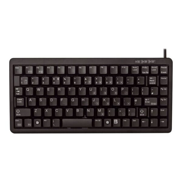 Cherry G84-4100 Compact Kabelgebundene Tastatur PN-Layout USB schwarz