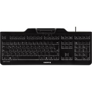 Cherry KC 1000 SC Keyboard mit Smart Card Reader USB PN Layout schwarz