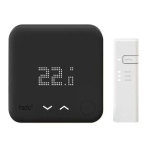 tado° Smartes Thermostat - Starter Kit V3+ Inkl. 1 Bridge schwarz