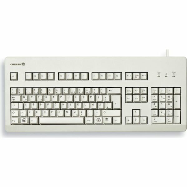 Cherry G80-3000 Kabelgebundene Tastatur DE-Layout USB grau
