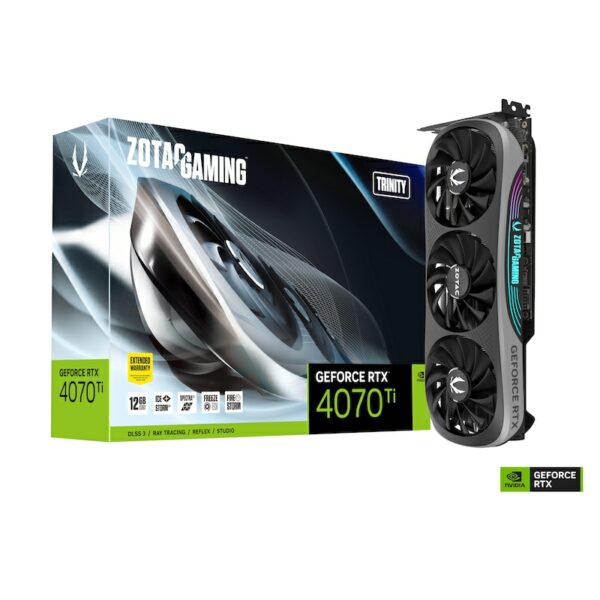 ZOTAC GAMING GeForce RTX 4070Ti TRINITY 12GB GDDR6X Grafikkarte 3xDP/HDMI