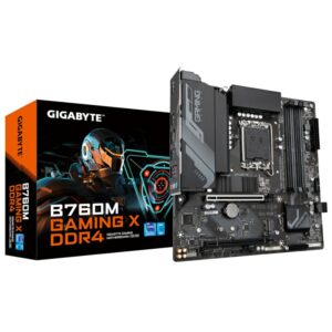 GIGABYTE B760M GAMING X DDR4 mATX Mainboard Sockel 1700 M.2/HDMI/DP