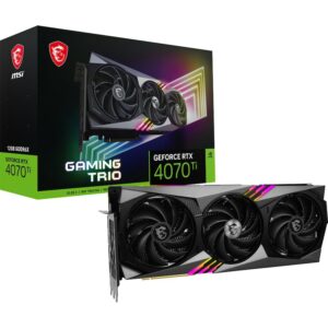 MSI GeForce RTX 4070Ti Gaming Trio 12GB GDDR6X Gaming Grafikkarte 3xDP/HDMI