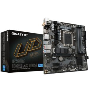 GIGABYTE B760M DS3H AX DDR4 mATX Mainboard Sockel 1700 M.2/HDMI/DP/WIFI/BT