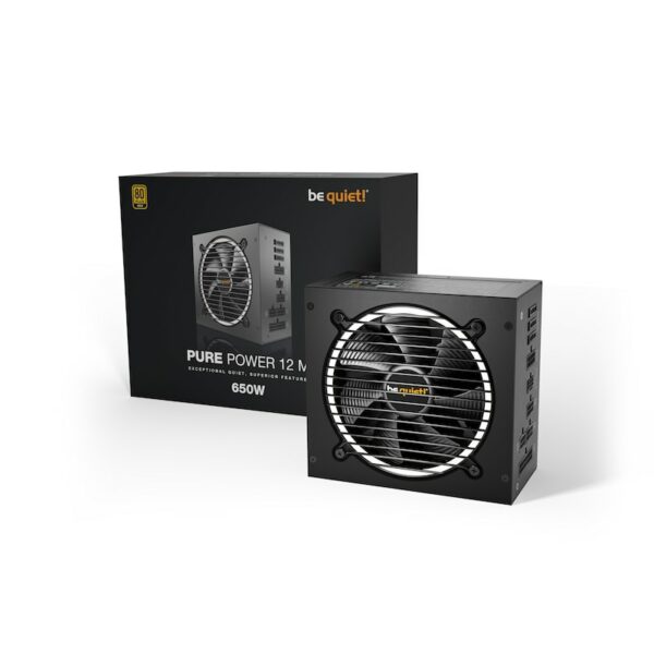 be quiet! Pure Power 12 M 650 Watt Netzteil 80+ Gold ATX 3.0 PCIe5.0 modular