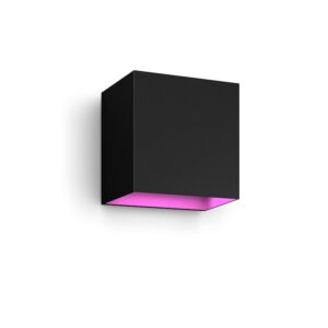 Philips Hue White & Color Ambiance Resonate Wandleuchte einstrahlig schwarz