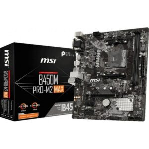 MSI B450M-A PRO MAX mATX Mainboard Sockel AM4 M.2/DVI/HDMI