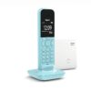 Gigaset CL390A schnurloses Festnetztelefon mit AB purist blue S30852-H2922-B104