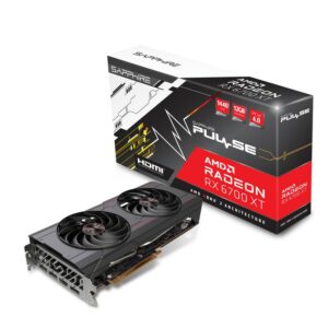 SAPPHIRE AMD Radeon RX 6700 XT Pulse Gaming Grafikkarte mit 12GB GDDR6