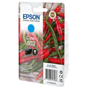 Epson 503 Original Druckerpatrone Cyan C13T09Q24010 Chilischoten-Tinte