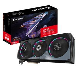 GIGABYTE AORUS AMD Radeon RX 7900 XTX ELITE 24GB GDDR6 Grafikkarte 2xHDMI/2xDP