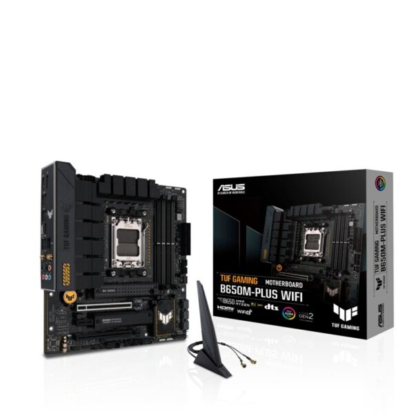 ASUS TUF B650M-Plus WIFI mATX Mainboard Sockel AM5 M.2/USB3.2 TypC/HDMI/DP/WIFI