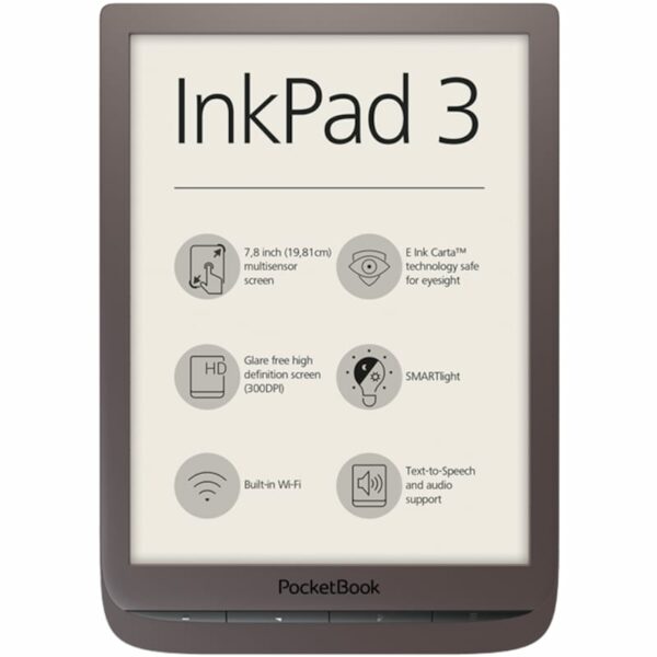 PocketBook InkPad 3 Dark Brown eReader mit 300 DPI 8GB