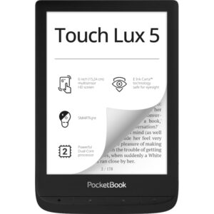 PocketBook Touch Lux 5 Ink Black eReader mit 212 DPI 8GB
