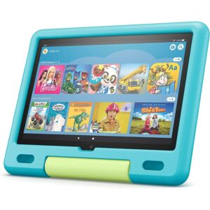 Amazon Fire HD 10 Kids Edition Tablet WiFi 32GB für Kinder ab 3 Jahren aquamarin