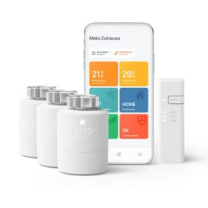 tado° Starter Kit mit 3 Smarten Heizkörper-Thermostaten V3+