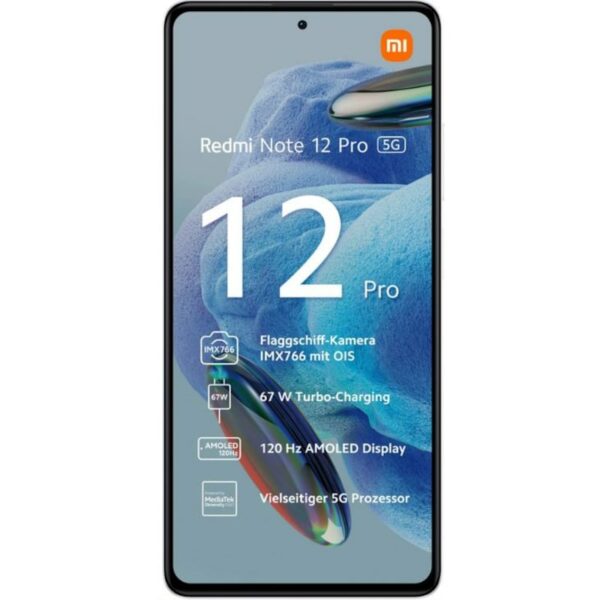 Xiaomi Redmi Note 12 Pro 5G 6/128GB Dual-SIM Smartphone polar white EU