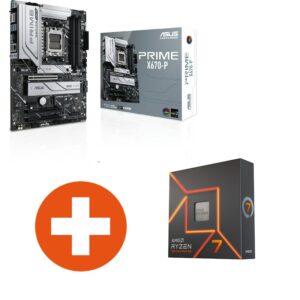 ASUS PRIME X670-P ATX Mainboard Sockel AM5 + AMD Ryzen 7 7700X CPU