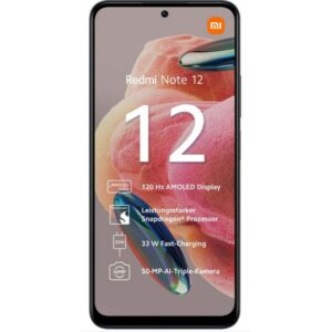 Xiaomi Redmi Note 12 4/64GB Dual-SIM Smartphone onyx gray EU