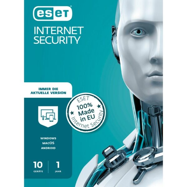 ESET Internet Security 2023 | 10 Geräte | Download & Produktschlüssel