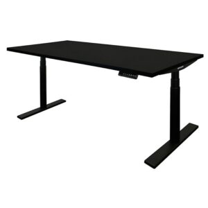 NOVIGAMI Schreibtisch elektrisch höhenverst. Josi 1600x800mm schwarz/schwarz