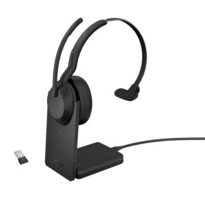 Jabra Evolve2 55 MS Mono USB Headset schwarz USB-A Ladestation