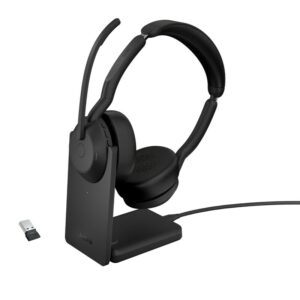 Jabra Evolve2 55 UC Stereo USB Headset schwarz USB-A Ladestation