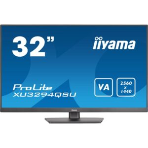 iiyama ProLite XU3294QSU-B1 80cm (32") WQHD VA Monitor HDMI/DP/USB 75Hz LS