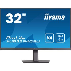 iiyama ProLite XUB3294QSU-B1 80cm (32") WQHD VA Monitor HDMI/DP/USB 75Hz HV LS