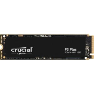 Crucial P3 Plus NVMe SSD 2 TB M.2 2280 PCIe 4.0 inkl. be quiet! MC1 Kühlkörper