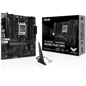 ASUS TUF GAMING A620M-PLUS WIFI mATX Mainboard Sockel AM5 M.2/USB3.2/DP/HDMI