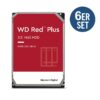 WD Red Plus 6er Set WD40EFPX - 4 TB 5400 rpm 256 MB 3