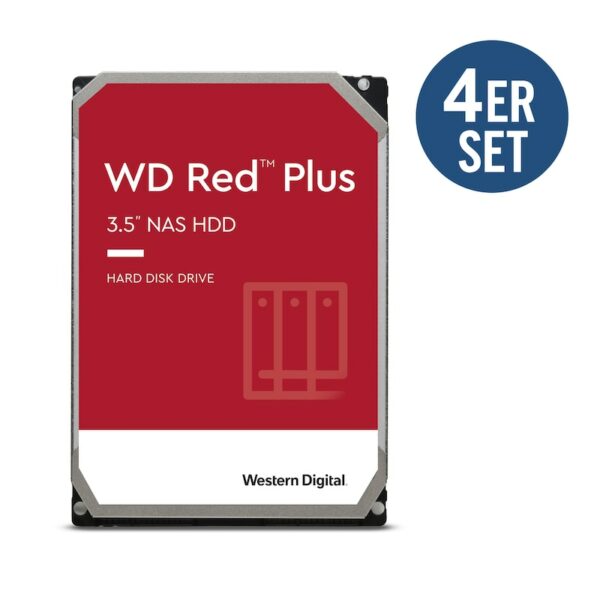 WD Red Plus 4er Set WD60EFPX - 6 TB 5640 rpm 256 MB 3